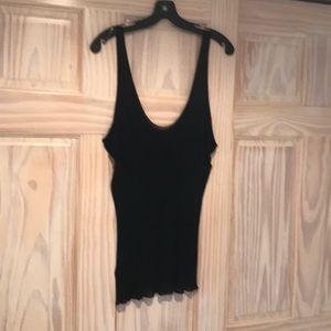 Slinky black tank top by Gucci
